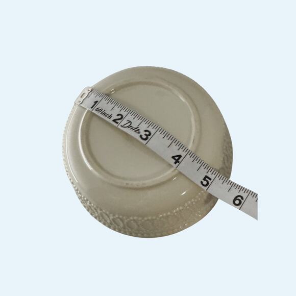 Lenox Ivory Embossed Bowl Gold Trim – 6” Textured Beaded Design – Bone China - Picture 7 of 7